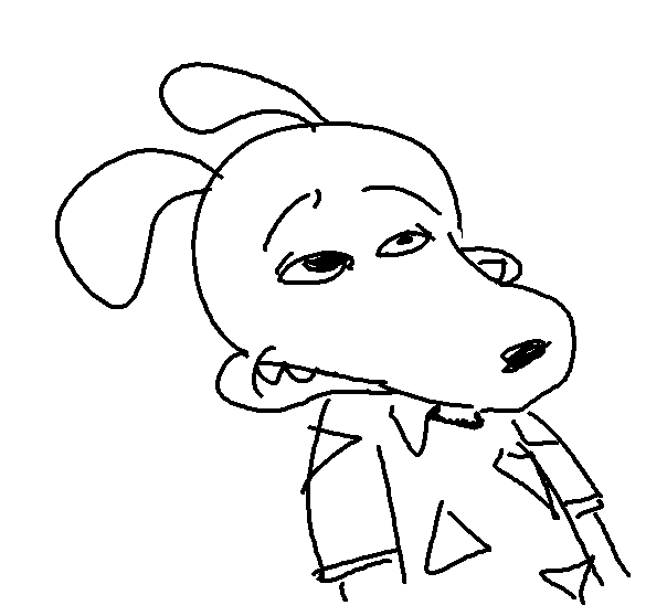 rocko i have no idea how to describe the emotion hes portraying