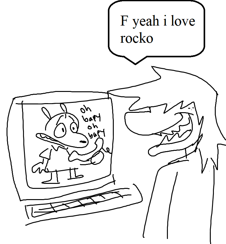 susie deltarune watching rockos modern life